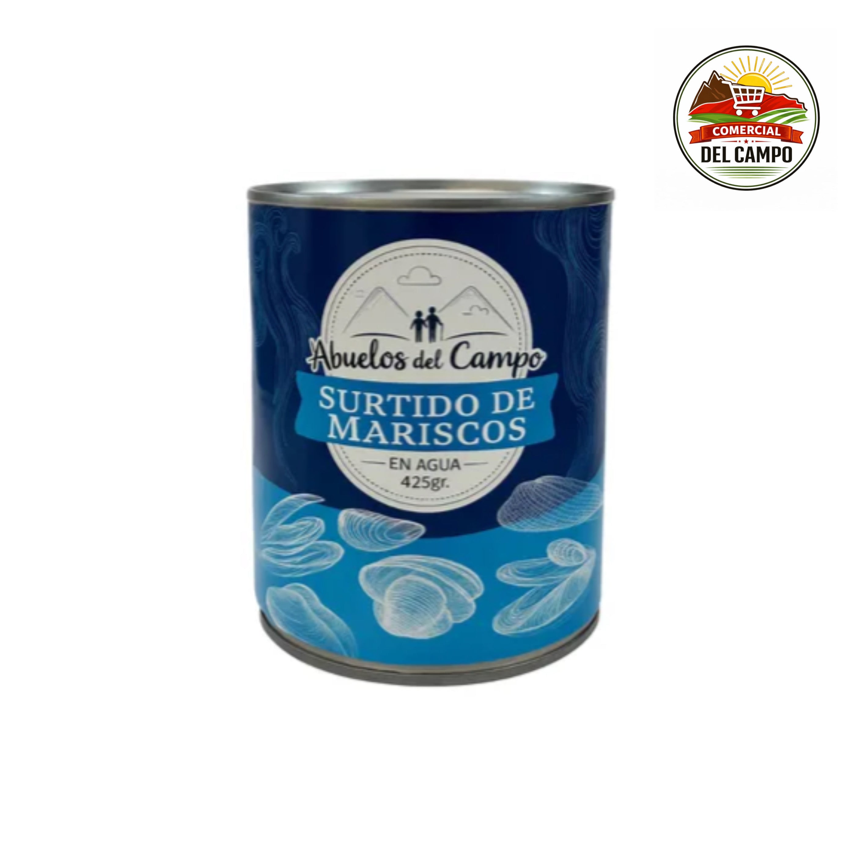 Surtido de Mariscos en agua Abuelos del Campo 425gr - 24 unidades