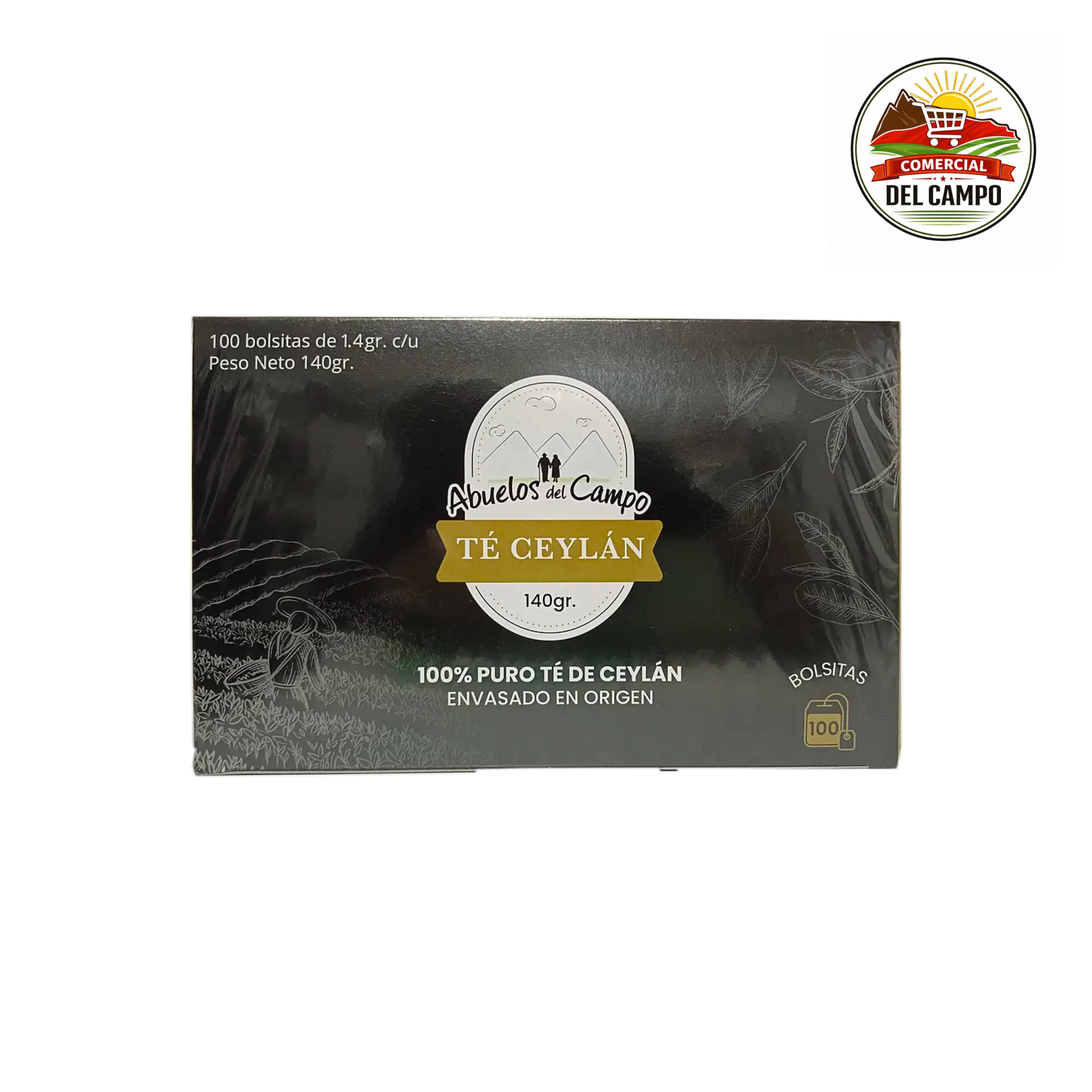 Té Ceylan Abuelos del Campo 100 bolsas - 10 unidades