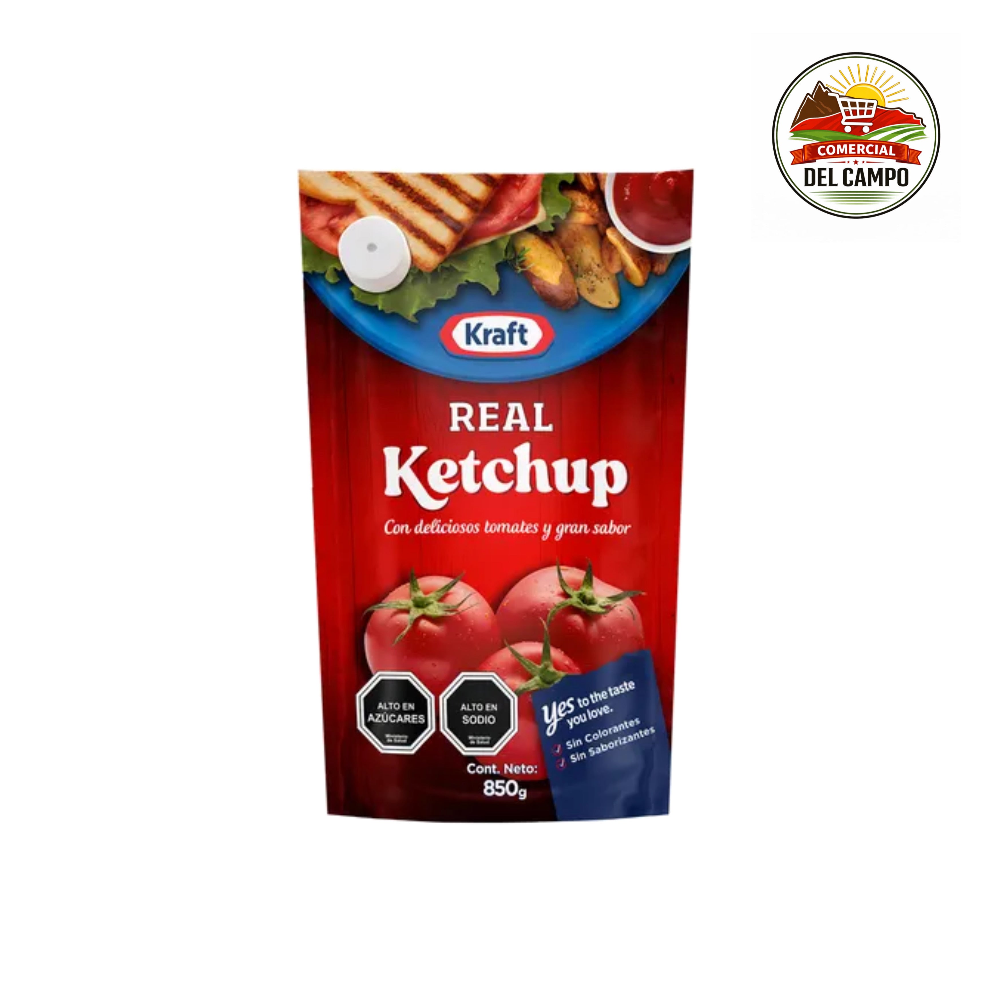 Ketchup Real Kraft 850gr - 12 unidades